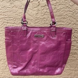 Coach purse pink